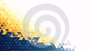 Abstract Geometric Gradient Background with Triangles