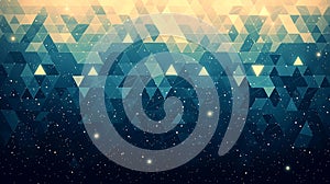 Abstract Geometric Starry Night Sky Background