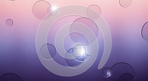 Abstract Gradient Bubbles Background