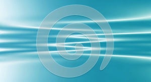 Abstract aqua background with glowing lines creating a sense of movement and flow