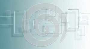 Abstract Geometric Background with Fading Rectangles