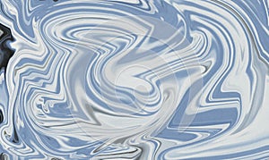 Abstract Blue Marble Swirl Background