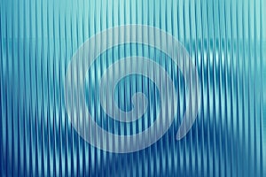 Blue Wavy Ribbed Abstract Background