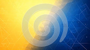 Abstract Gradient Network Background with Geometric Overlay
