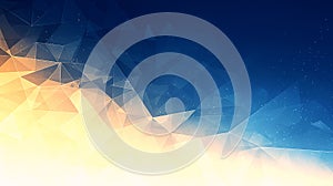 Abstract Geometric Gradient Background with Network Lines