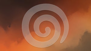 Warm Orange and Brown Sky Gradient Abstract Background