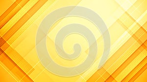 Abstract Yellow and Orange Geometric Background with Diagonal Lines