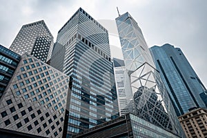Buildings abstract background photo