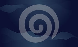Dark blue wave abstract background