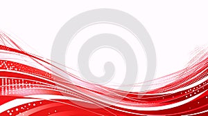 Dynamic Red Waves Abstract Background