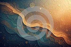 Abstract background pattern featuring Ramadan special theme