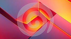Abstract geometric background with vibrant gradient colors