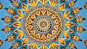 Abstract Background Featuring Kaleidoscopic Patterns - Vibrant Design photo