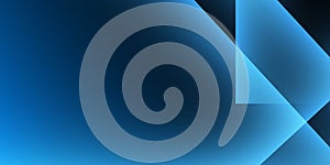 Abstract background featuring smooth darkblue gradients with overlapping transparent geometric shapes. Ideal for business photo