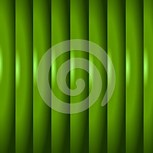 abstract background featuring vertical green panels with a blurred gradient effect.Â The panels have a subtle highlight.