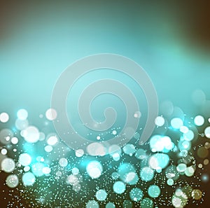 Abstract background. Festive elegant abstract background with bokeh lights