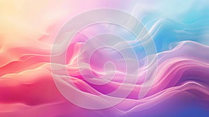 Colorful Abstract Background With Wavy Lines