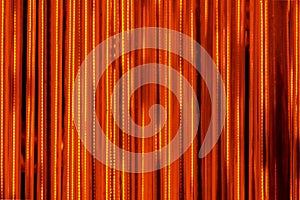 Abstract background. Fire lines - red and orange lights.