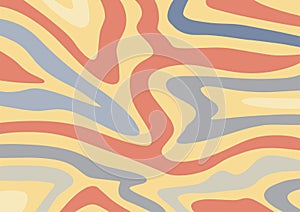 Abstract background with flowing curvy shapes collage.