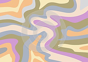 Abstract background with flowing curvy shapes collage.