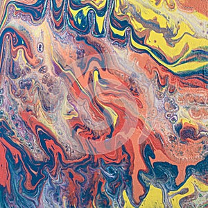 Abstract background in Fluidart style for backgrounds, banners, posters, paintings