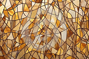 Abstract background from a fragment of a stained-glass window