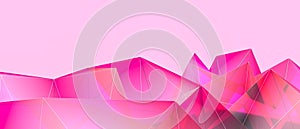 Abstract background. Futuristic Business investment management chart concept and financial and profit goals on pink