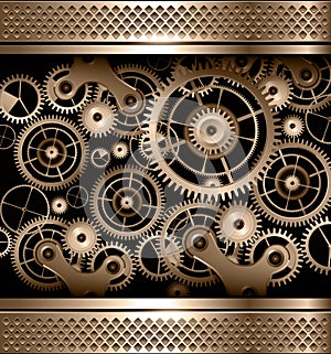 Abstract background gears