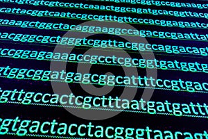 Abstract background, genetic code