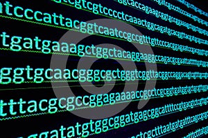 Abstract background, genetic code