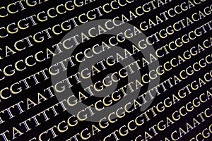Abstract background, genetic code
