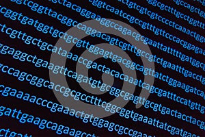 Abstract background, genetic code