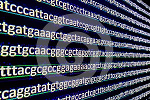 Abstract background, genetic code