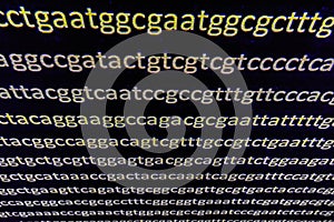Abstract background, genetic code