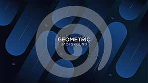 Abstract background geometric blue phantom. Dynamic shapes tech composition. Vector illustration eps10
