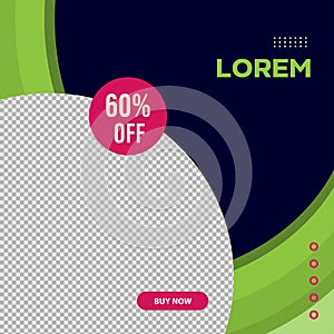 Abstract background geometric business banner template vector