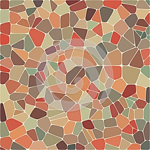 Abstract background, geometric design, vector illustration. Geometric tesselation of colored surface. Stained-glass