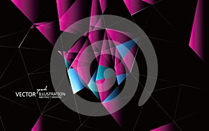 The abstract background of geometric shape