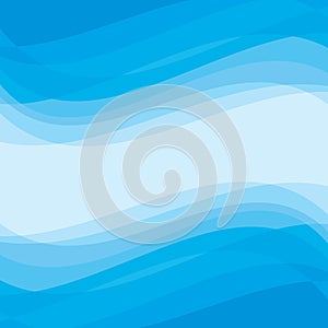 Abstract background - geometric vector pattern. Abstract blue waves