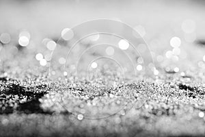 Abstract background Glitter silver or White gold or Platinum