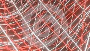 abstract background of glowing lines on a black background. 3d render