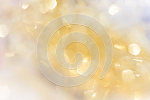 Abstract background gold bokeh