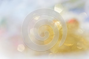 Abstract background gold bokeh