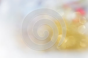 Abstract background gold bokeh