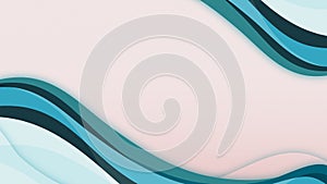 Abstract background gradient blue wave simple modern elegant premium