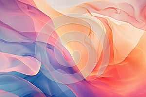 Abstract background with gradient color transitions, soft and fluid shapes