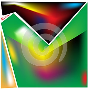 Abstract background with gradient colorful seamless squares.