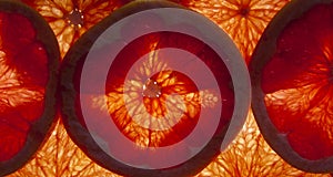 Abstract background of grapefruit