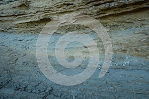 Abstract background of gray clay rocks, top view, High quality photo photo