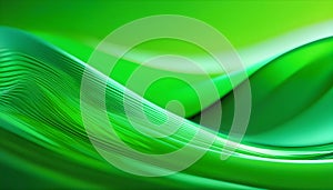 Abstract background Green eco wave, clean water and nature concept,